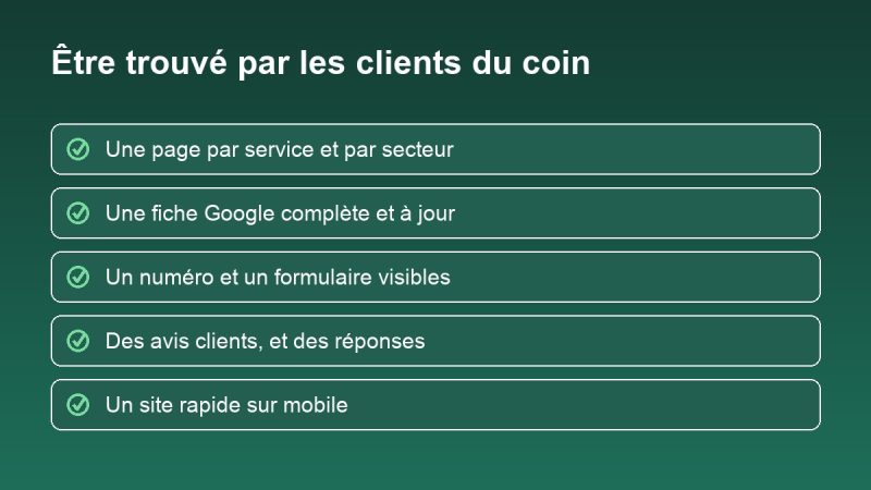 TPE : ce que votre site doit faire pour attirer les clients près dechez vous