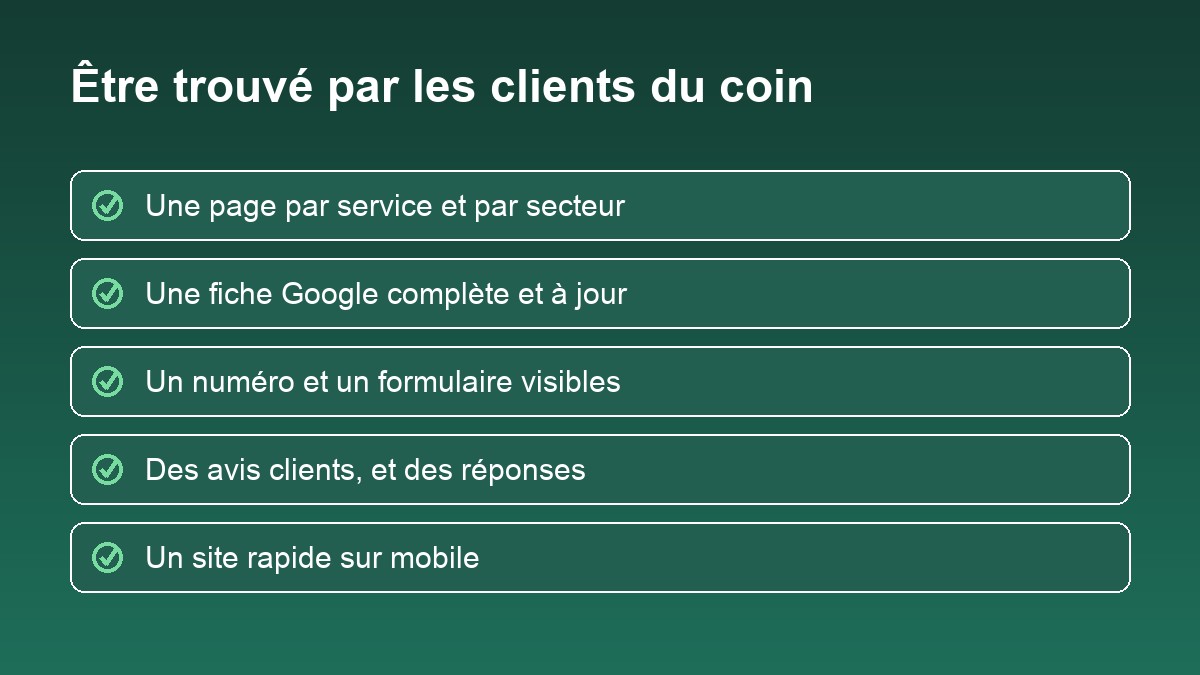 TPE : ce que votre site doit faire pour attirer les clients près dechez vous